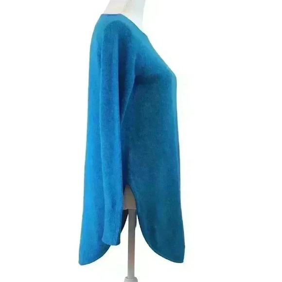 Halogen Teal Cashmere Sweater Size XS - Picture 3 of 6